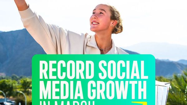 WTA March Social Performance