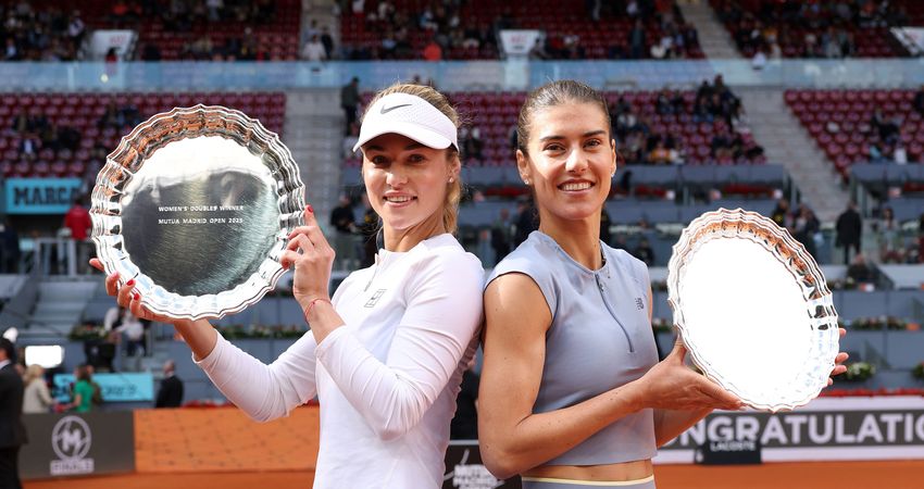 Kalinskaya, Cirstea - 2025 Madrid doubles final