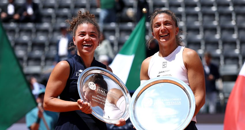 Paolini, Errani - 2025 Rome doubles final