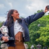 Coco Gauff, 2025 Roland Garros trophy shoot (Getty)