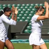 Gauff and Sabalenka, Wimbledon 2025 dance (Getty)